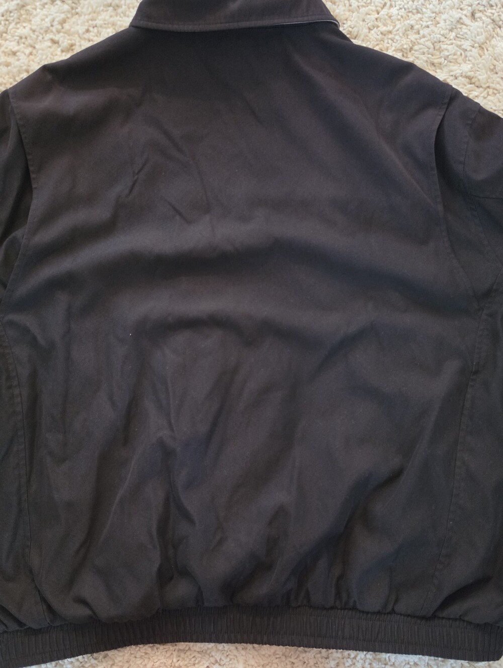 Polo Ralph Lauren Vintage Mens Bi-Swing Harrington Black PlaidWindbreaker Jacket - Picture 5 of 6